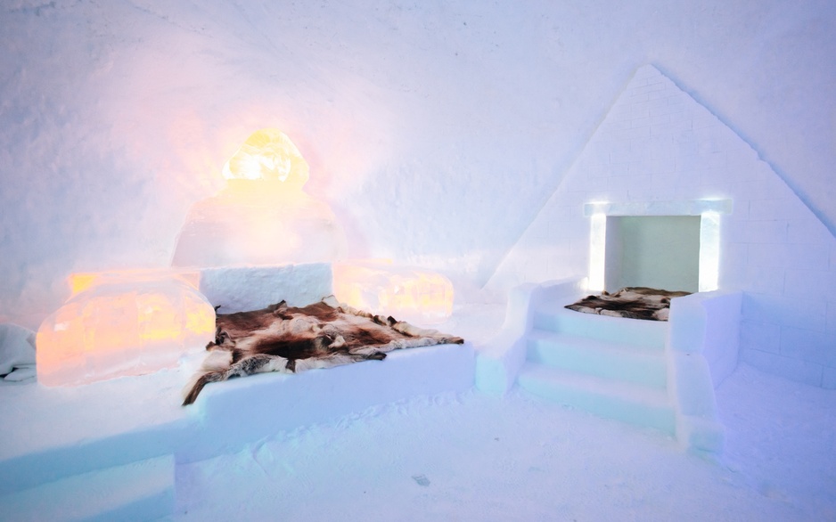 Hunderfossen Snow Hotel Ice Room