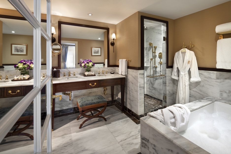 Marble bathroom