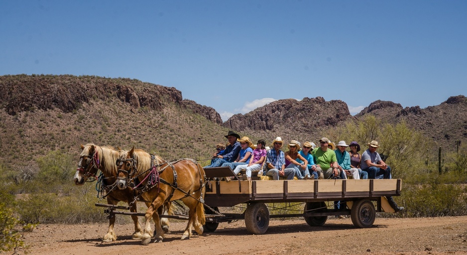 White Stallion Ranch Hayride