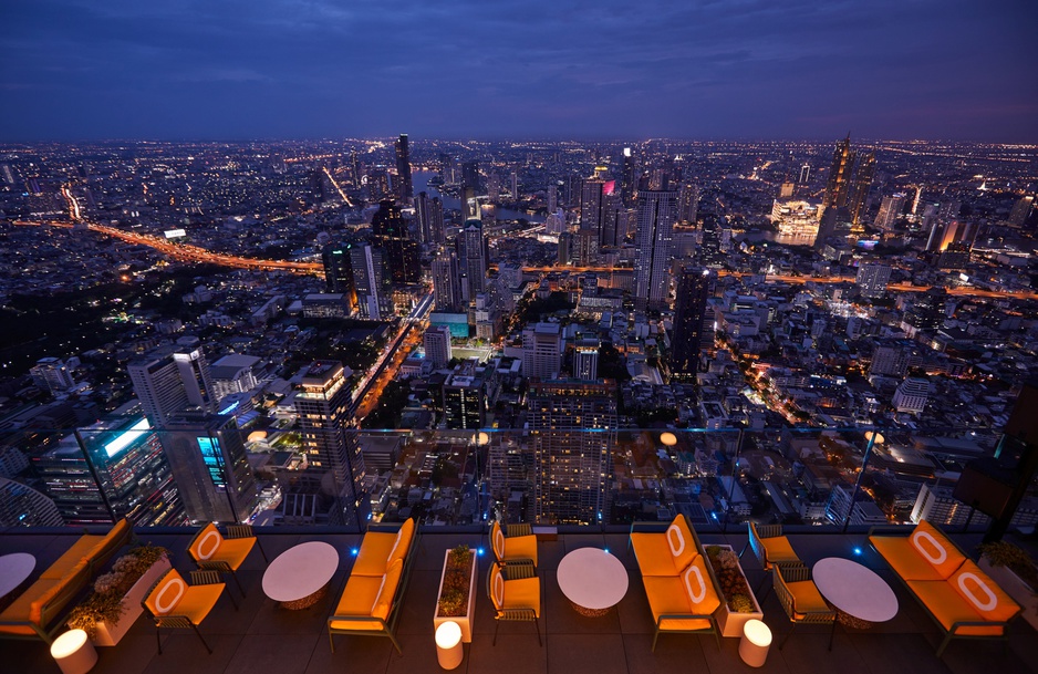 The Standard Bangkok Mahanakhon Hotel - Sky Beach Terrace Panorama