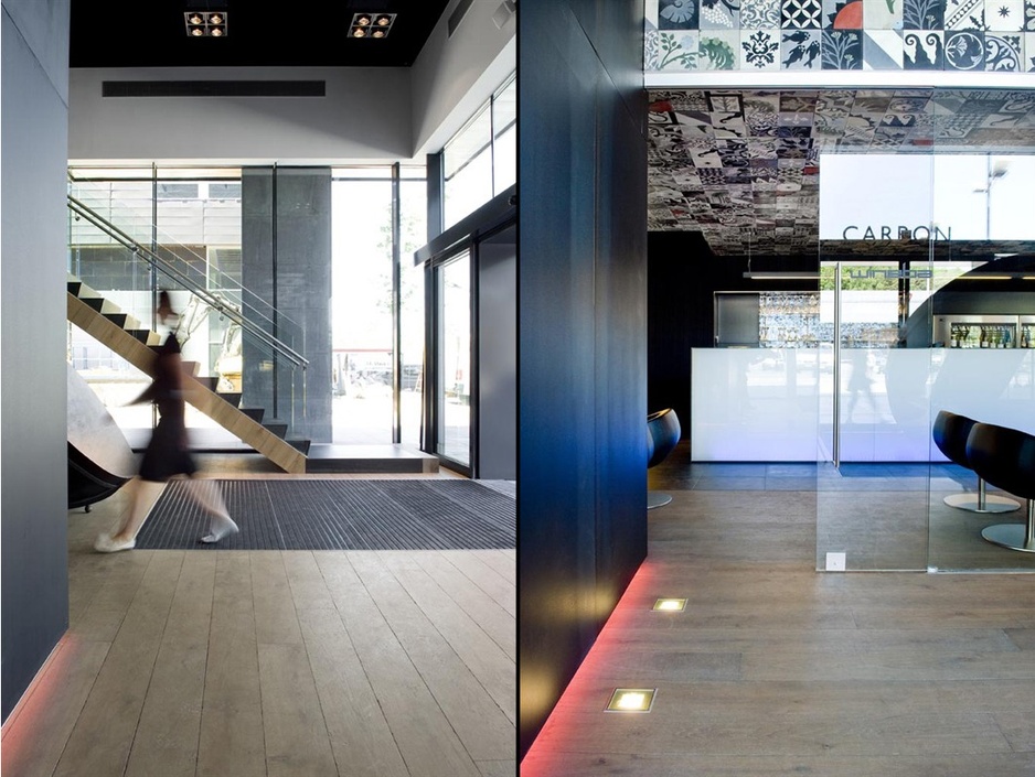 Carbon Hotel lobby