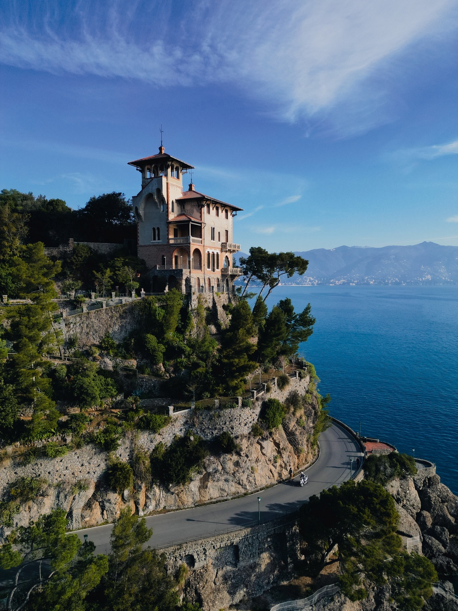 Villa Beatrice Clifftop Landmark of Liguria
