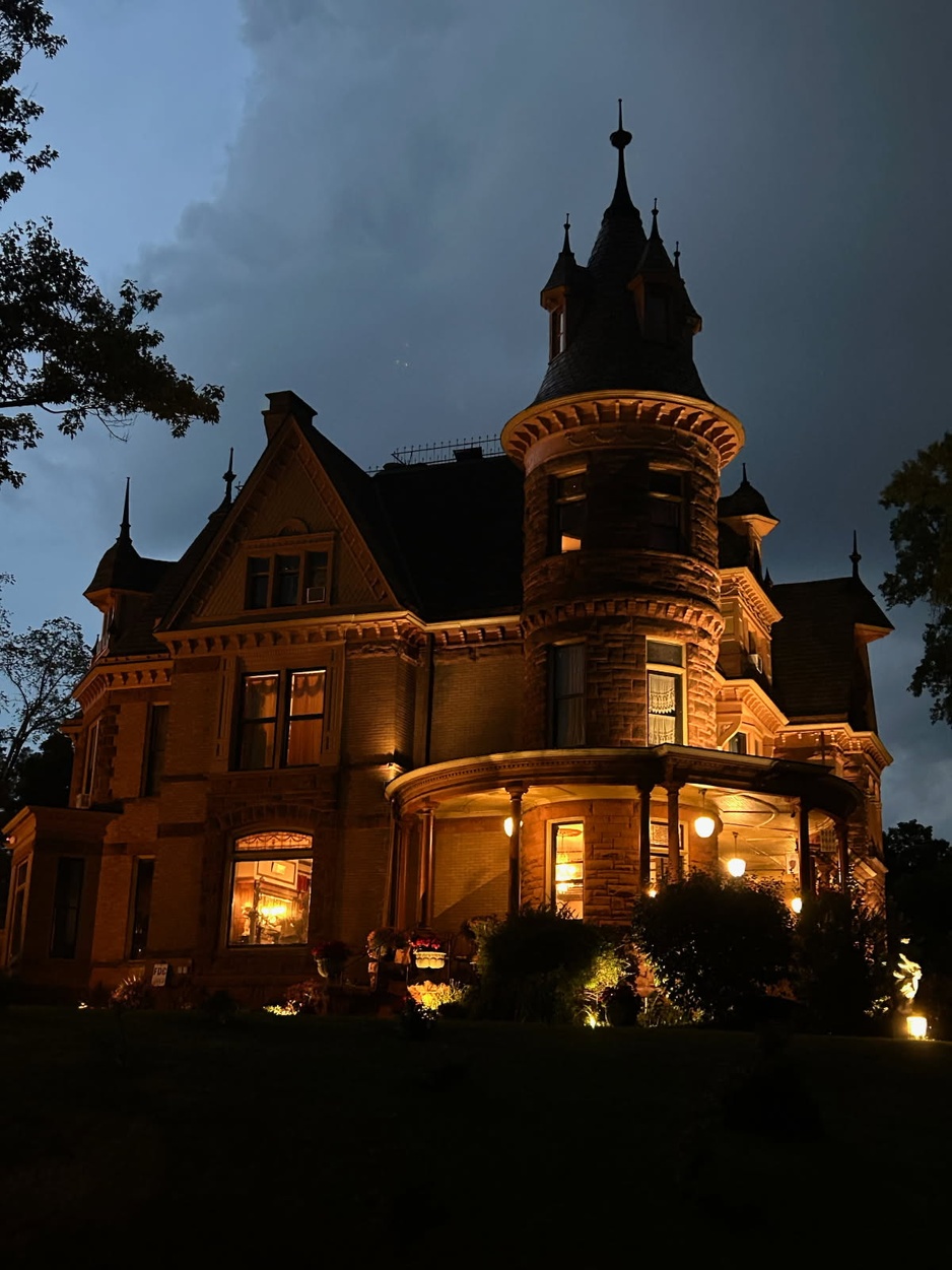 Henderson Castle at Night