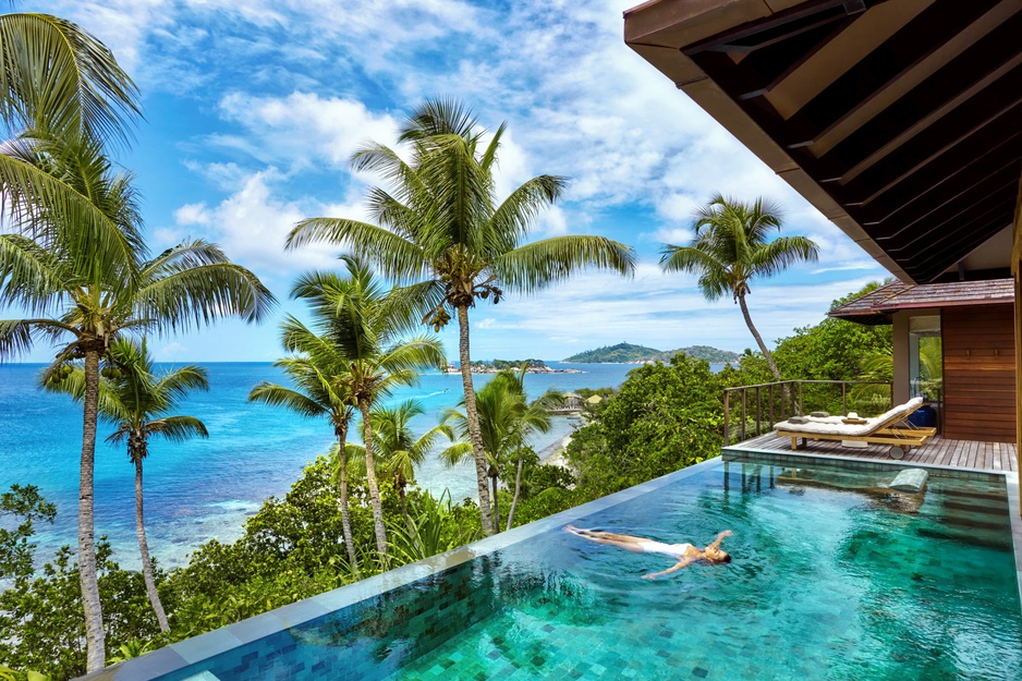 Six Senses Zil Pasyon Resort Two Bedroom Pool Villa Bedroom Private Pool