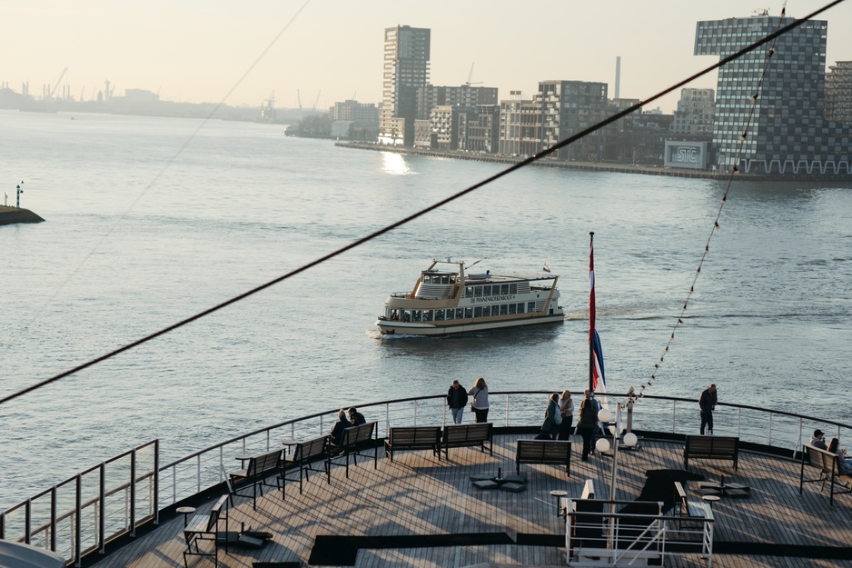 ss Rotterdam Deck City View