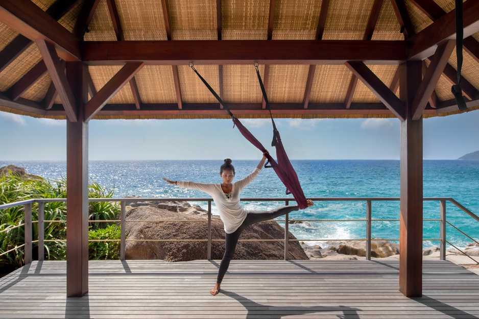 Six Senses Zil Pasyon Resort Yoga Pavilion