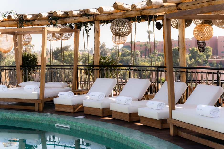 Nobu Hotel Marrakech Garden Rooftop Pool
