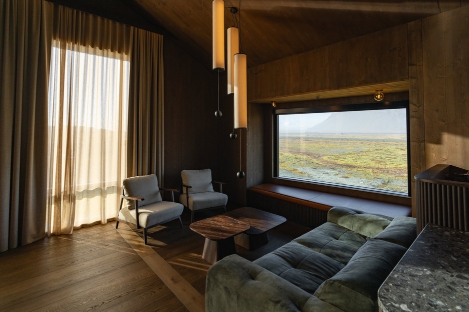 Hótel Jökulsárlón - Glacier Lagoon Hotel - Suite Living Room