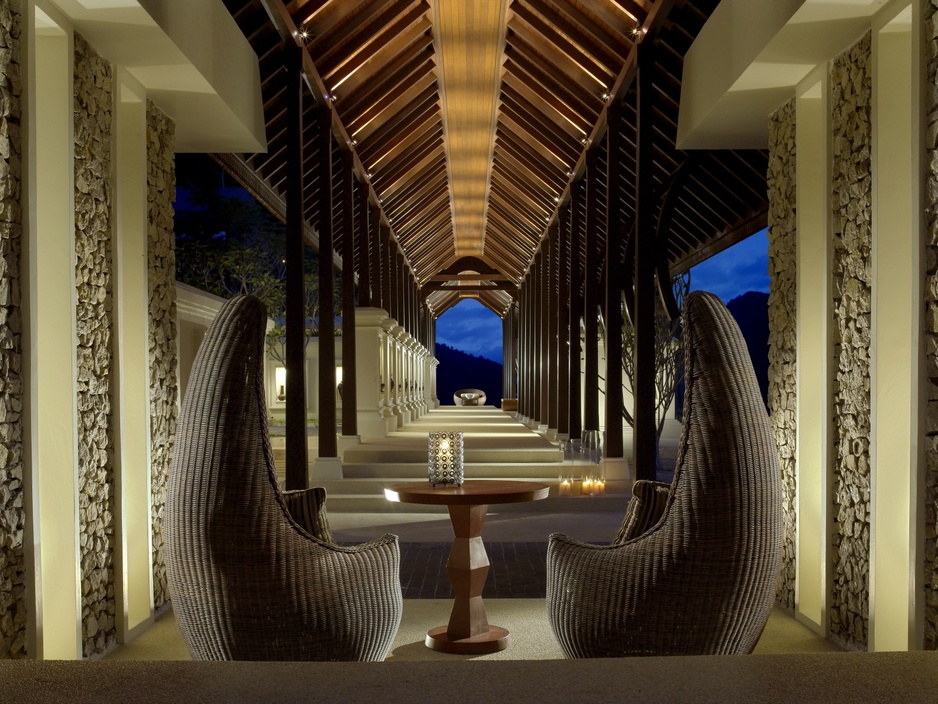Pangkor Laut Resort hallway