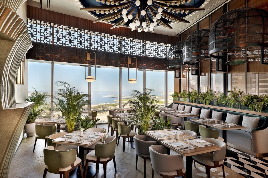 Ciel Dubai Marina Hotel East 14 Dining Area