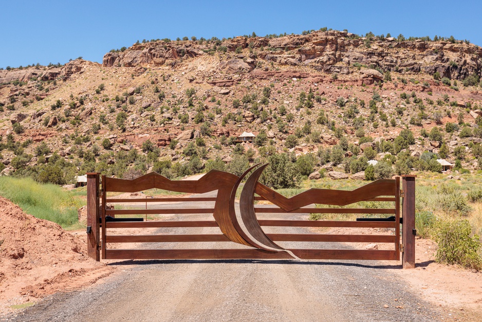 Open Sky Zion Resort Gate