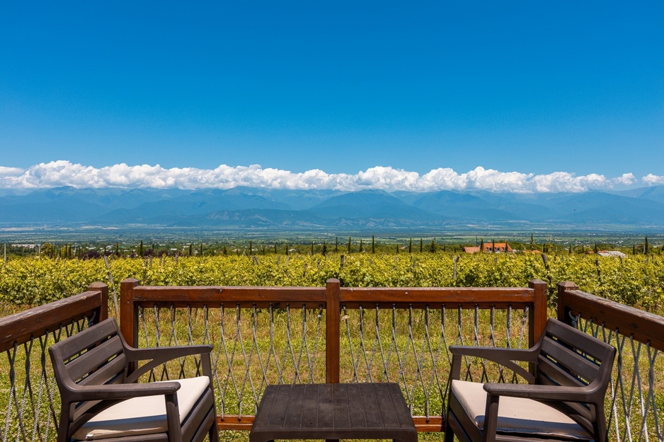 Hotel Qvevrebi Bungalow Balcony