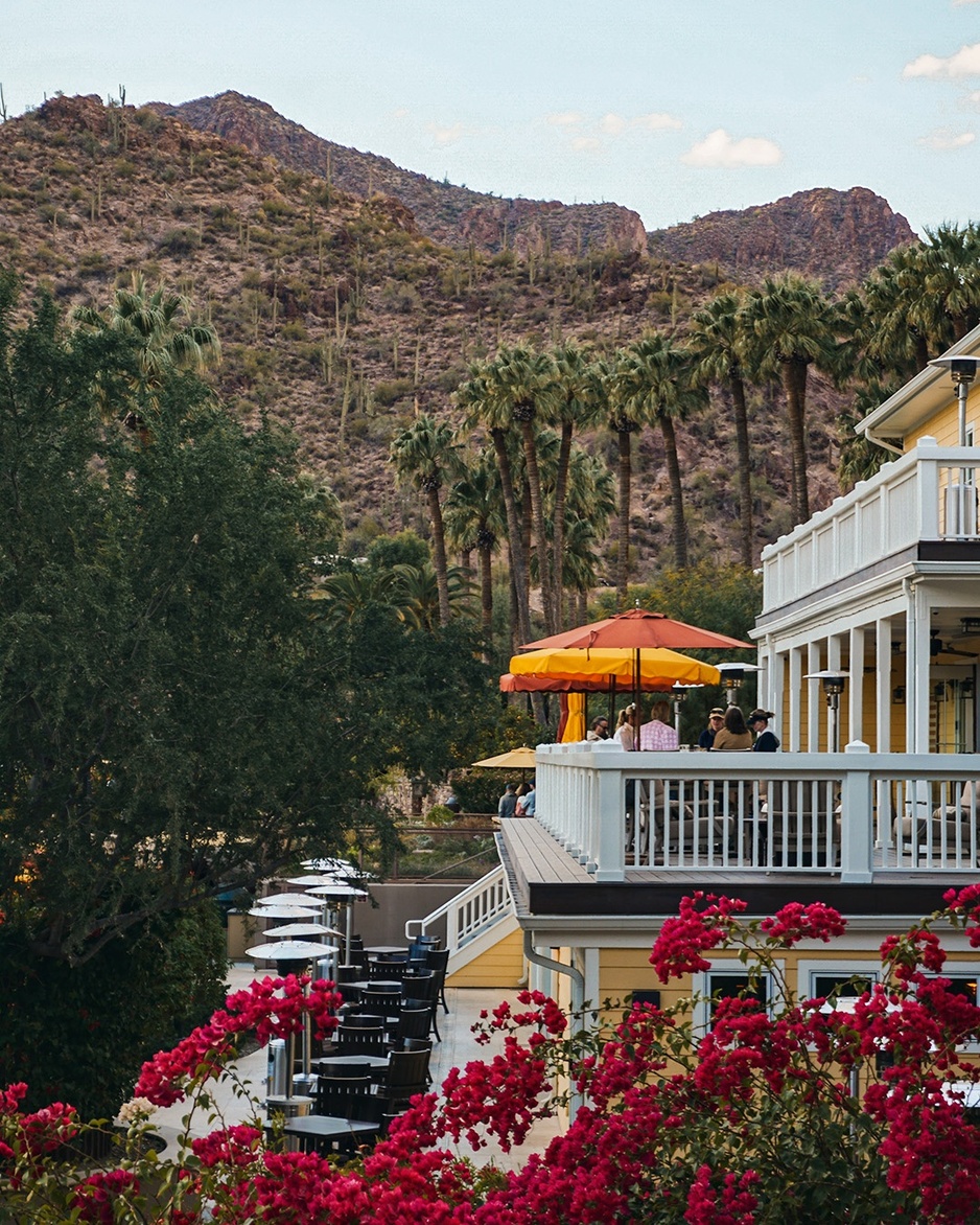 Castle Hot Springs - Outdoor Dining