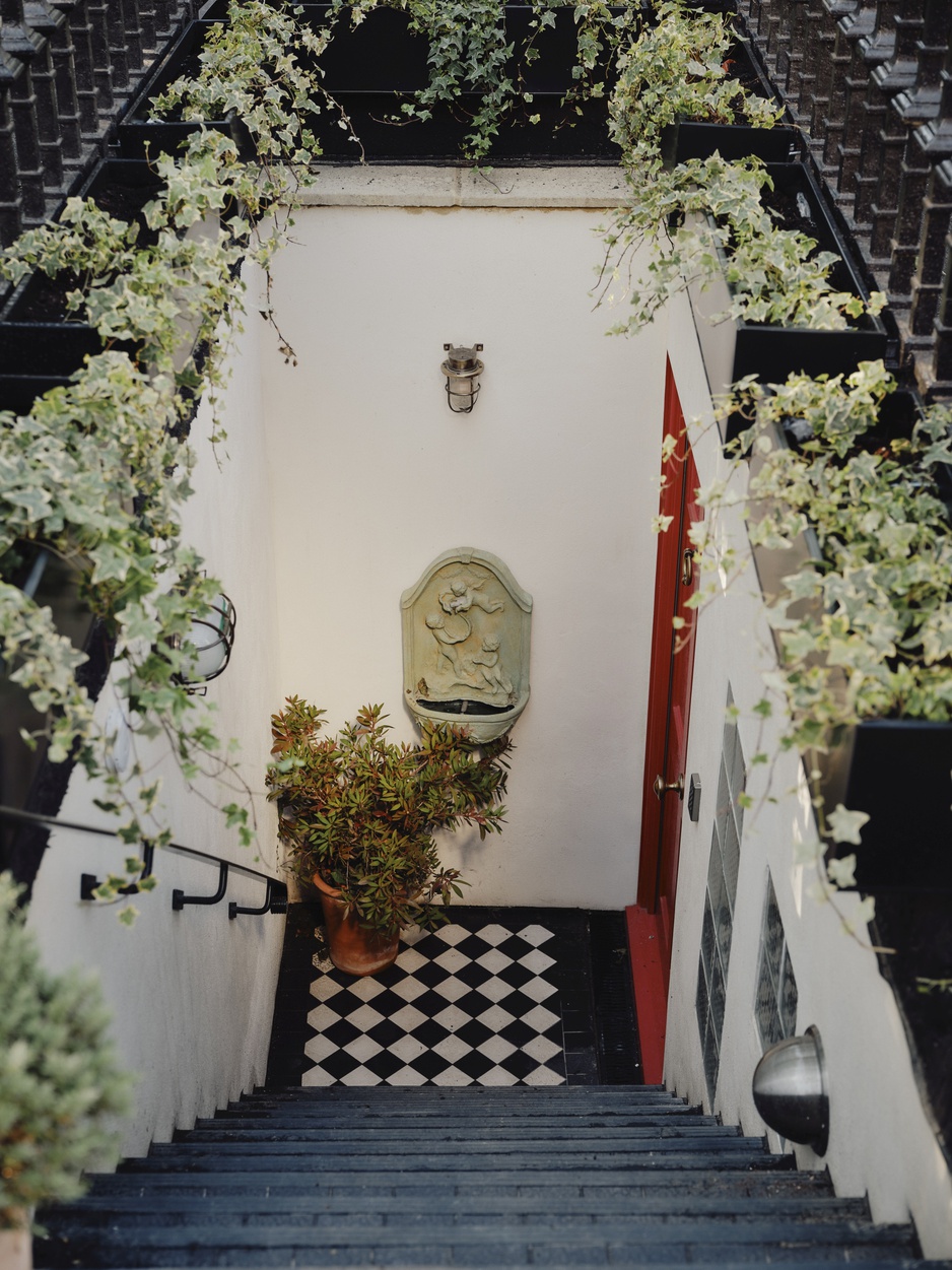 The Netty Hotel - The Former Public Toilet's Staircase Leads to the Rooms