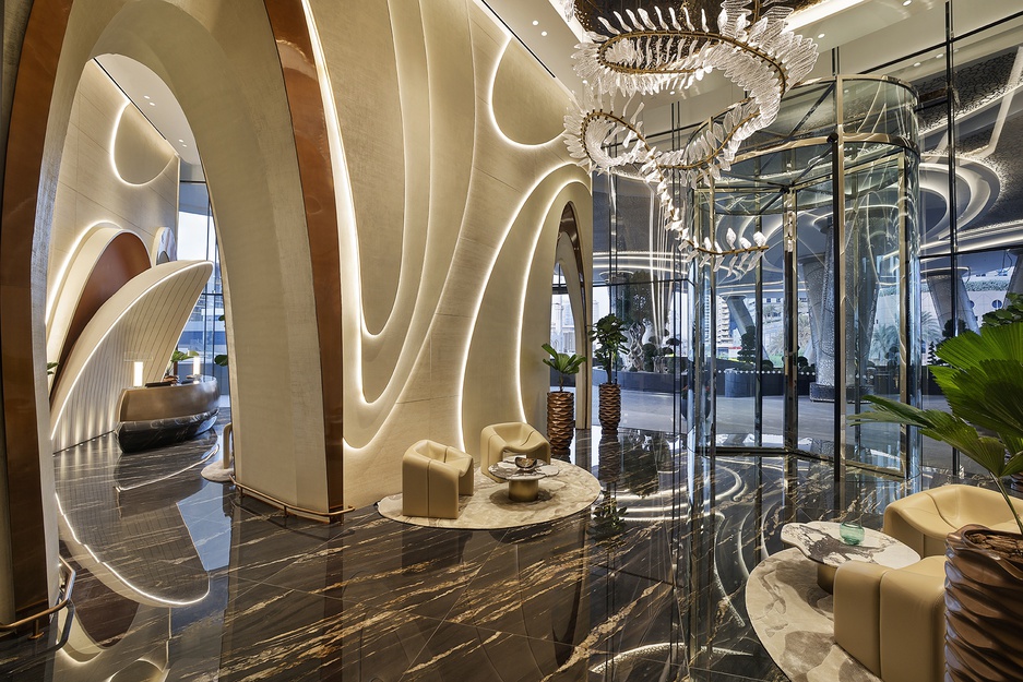 Ciel Dubai Marina Hotel Lobby Entrance