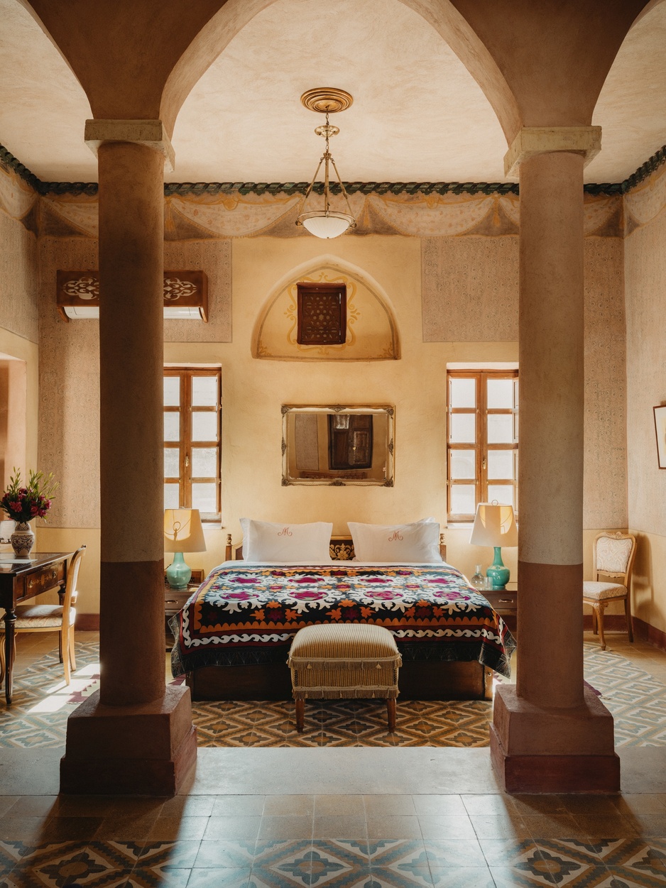 Al Moudira Hotel Deluxe Suite Bedroom