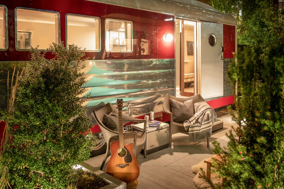 The Verb Hotel Trailer Front Porch