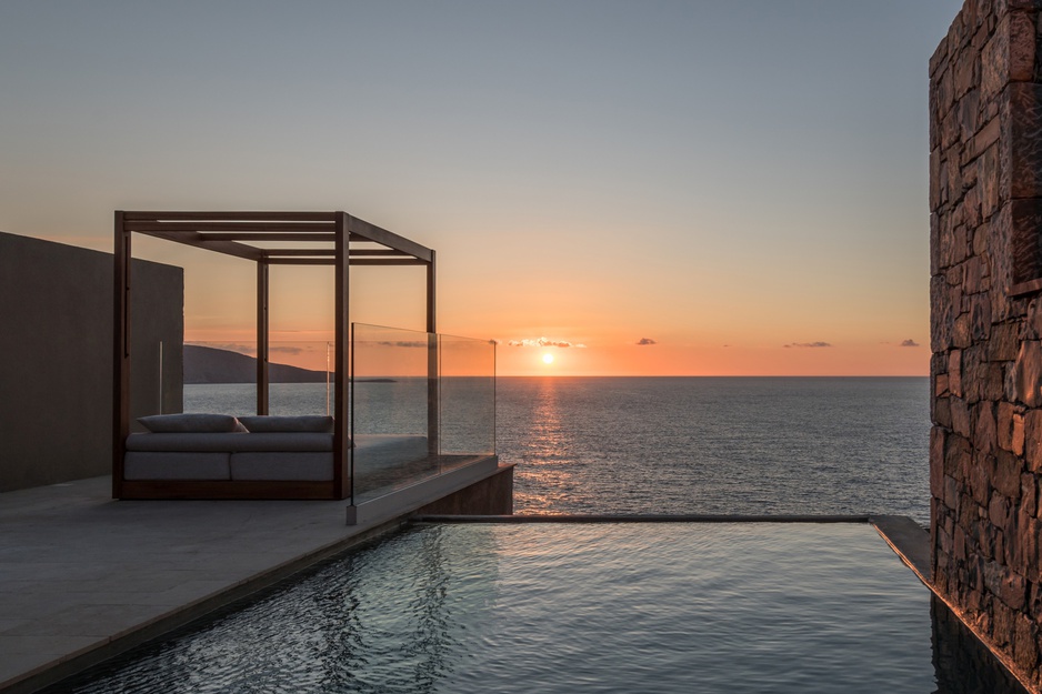 Acro Suites Resort Sea View Loft Pool Sunset