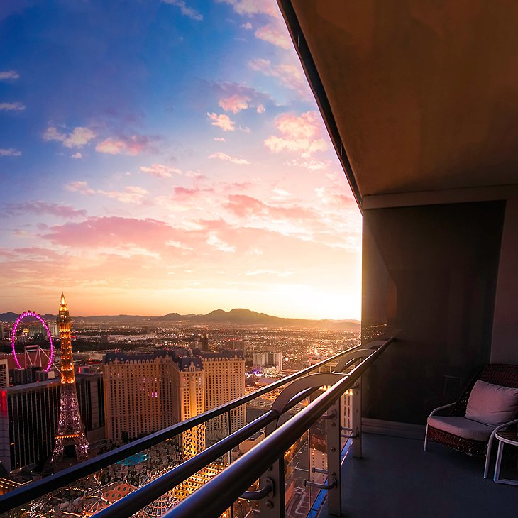 The Cosmopolitan of Las Vegas Balcony Panorama