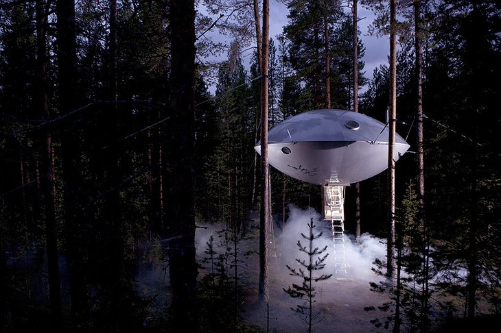 Treehotel UFO treehouse
