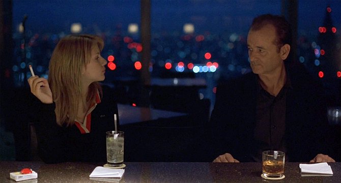 Lost In Translation Movie With Bill Murray And Scarlet Johansson Drinking At The Park Hyatt Tokyo Bar