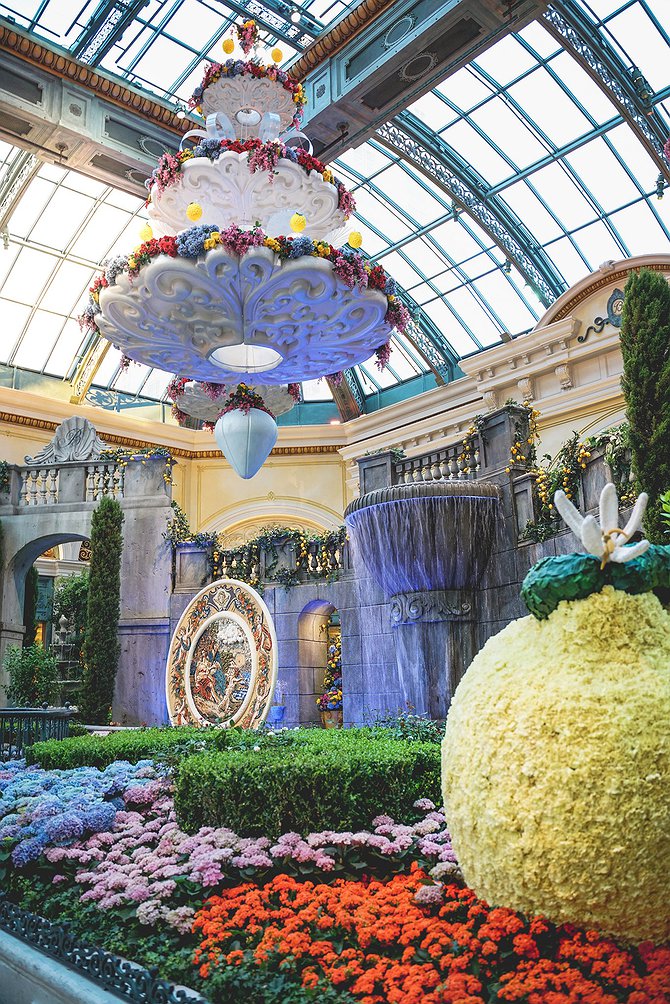 Bellagio Las Vegas Colorful Indoor Garden