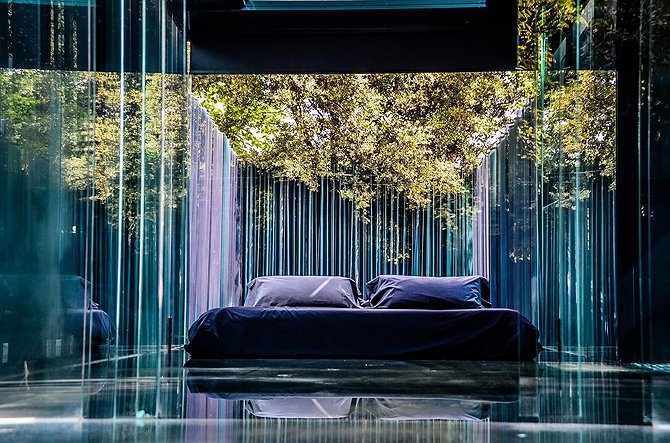 Les Cols Pavellons Unusual Bedroom