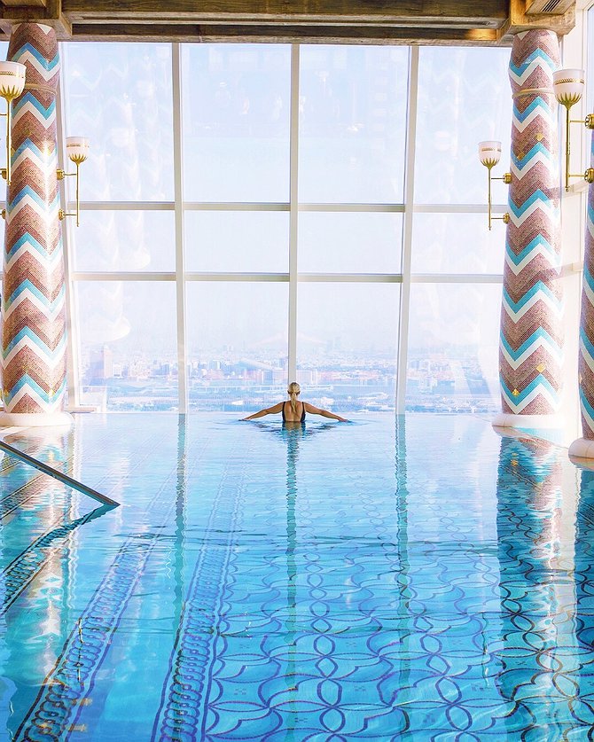 Burj Al Arab Indoor Swimming Pool