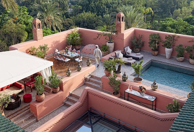 The Grand Riad Suite Rooftop Terrace At The Royal Mansour Hotel Marrakech