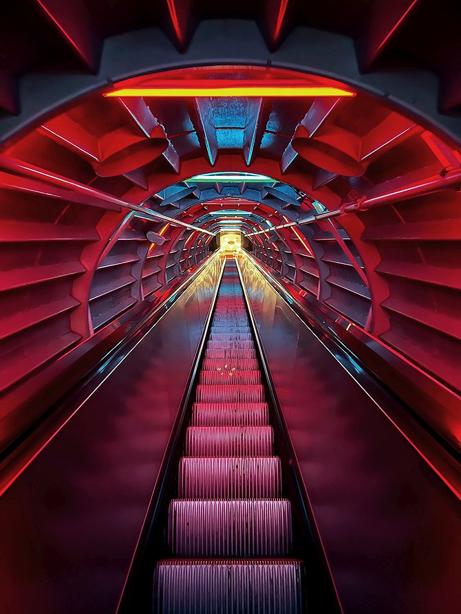 Atomium Escalator