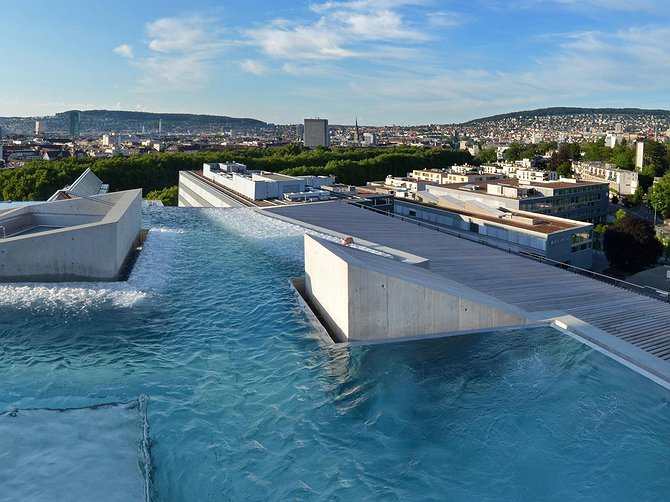 B2 Hotel Zurich Rooftop Thermal Pool