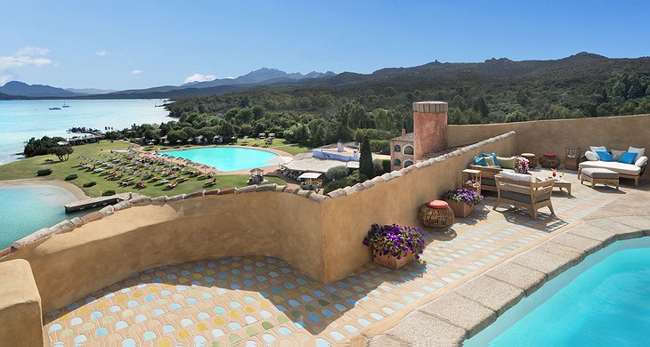 The Penthouse Suite Rooftop Terrace, Hotel Cala di Volpe