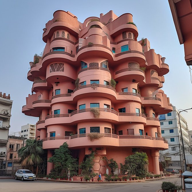 AI-Generated Hotel in Varanasi
