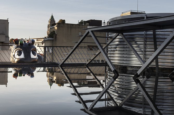 ZERO Box Lodge's Rooftop Water Tank