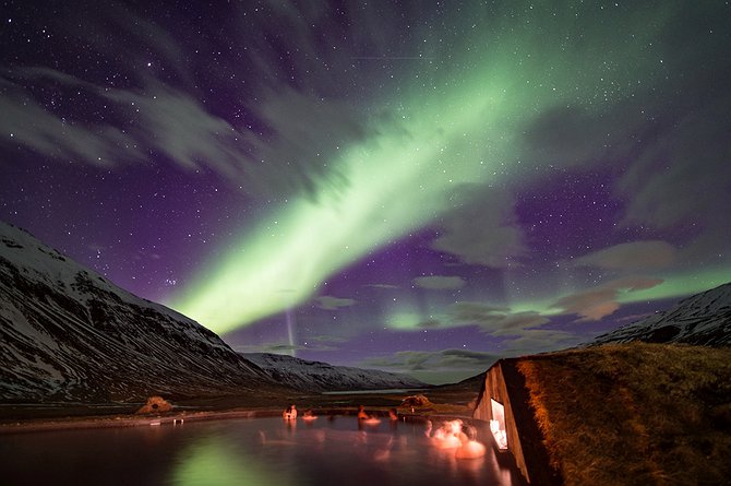 Deplar Farm Northern Lights Iceland