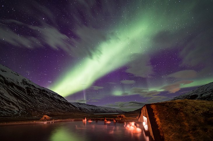 Deplar Farm Northern Lights Iceland