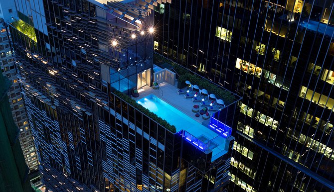 Hotel Indigo Hong Kong pool