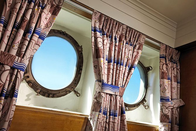 Queen Mary Ship Hotel Rounded Bedroom Windows