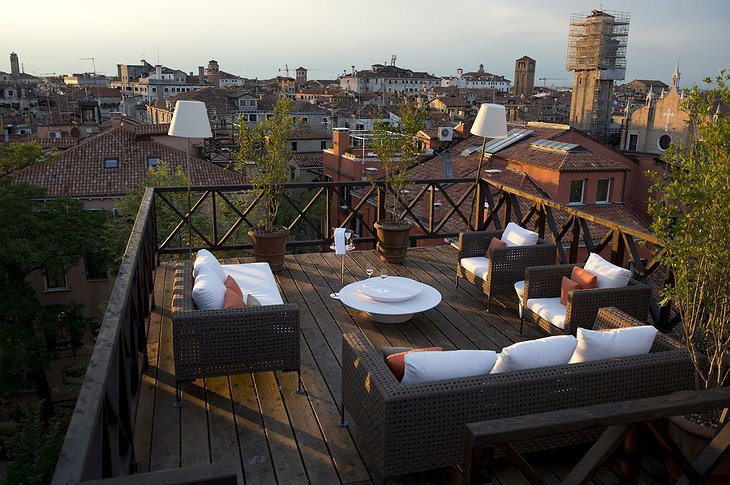 Aman Venice Grand Canal Rooftop Terrace