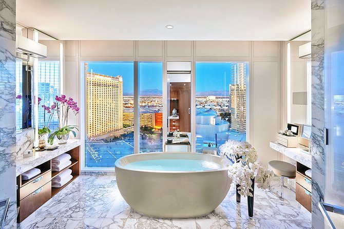Waldorf Astoria Las Vegas Suite Bathroom