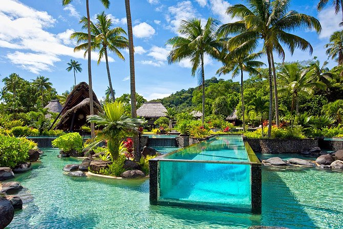 Laucala Island Seethrough Pool