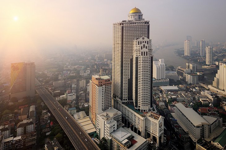 Lebua at State Tower hotel in Bangkok from movie The Hangover 2