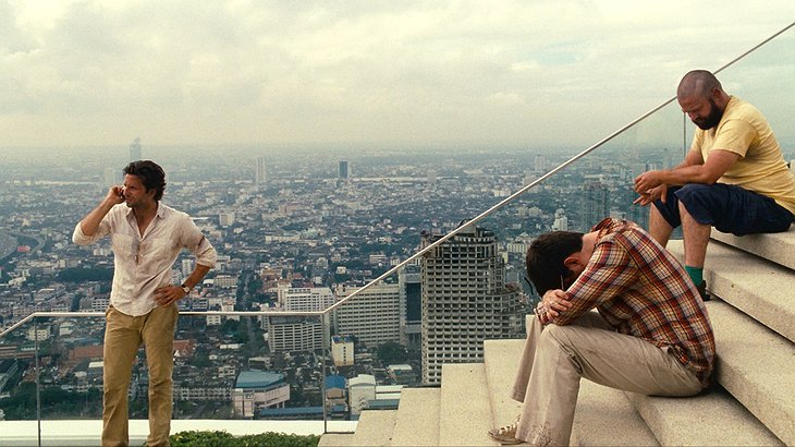 Lebua at State Tower hotel rooftop in The Hangover 2