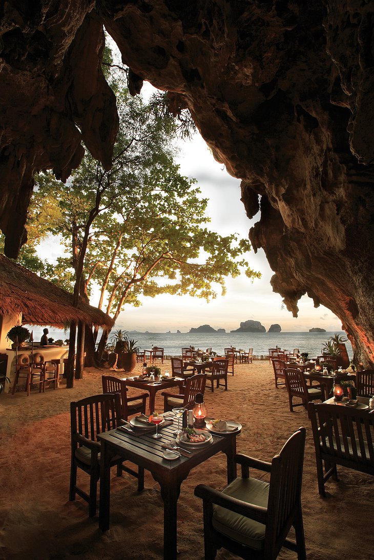 Rayavadee Krabi Resort Cave Dining