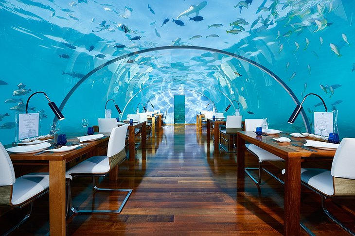 Underwater Restaurant Interior