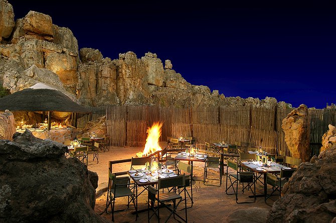 Kagga Kamma Nature Reserve Outdoor Fireplace Dining