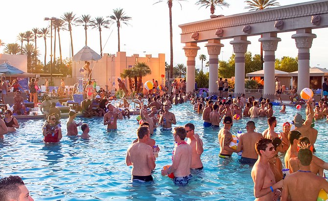 Luxor Hotel Pool Party