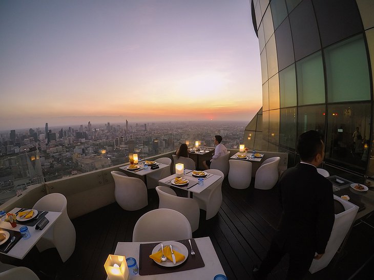 Baiyoke Sky Hotel Bangkok Outdoor Restaurant