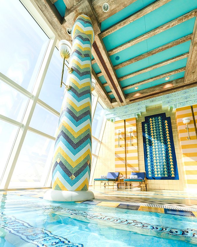 Burj Al Arab's Indoor Swimming Pool