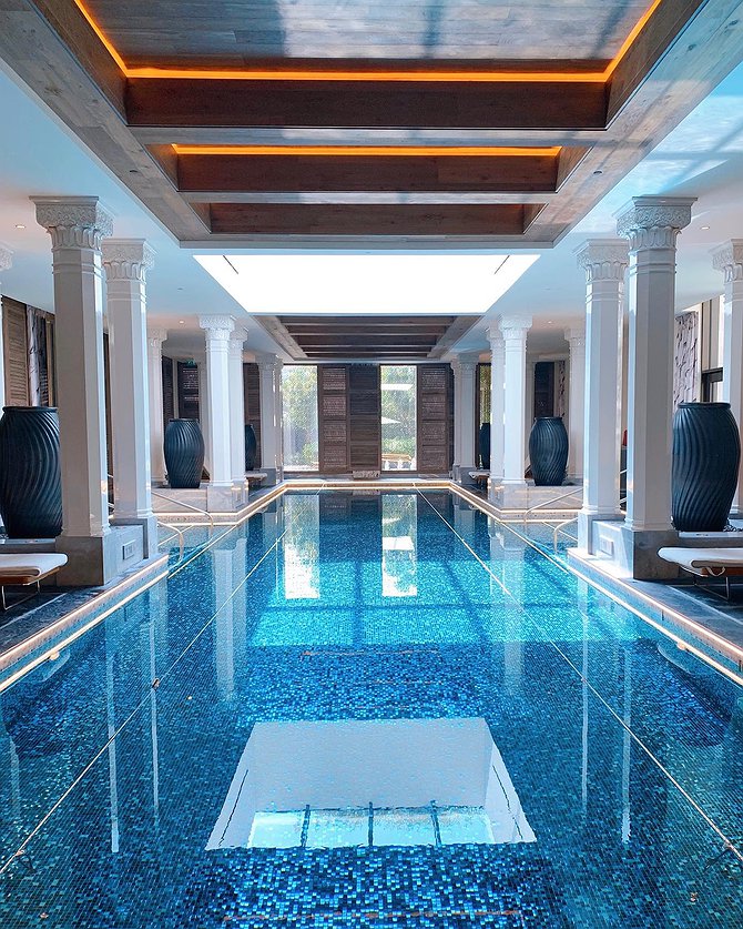 Four Seasons Hotel Manama Luxurious Indoor Swimming Pool